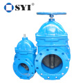 Cast Iron Pn16 Dn100 Water Valve Resilient Seated Gate Flanged Valve gate valve